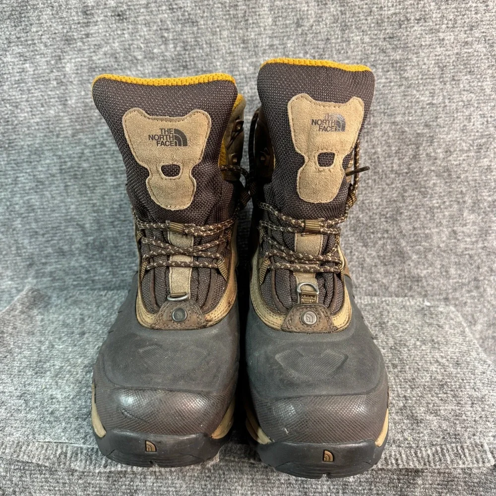 The North Face Chilkat II Waterproof Insulated Winter Boots Brown Mens 9